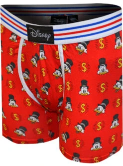 Disney's Scrooge McDuck Red Boxer Briefs Size XL(Disneys Scrooge Mcduck Red Boxer Briefs) -Cozy Vibes Store ms18184bx 2