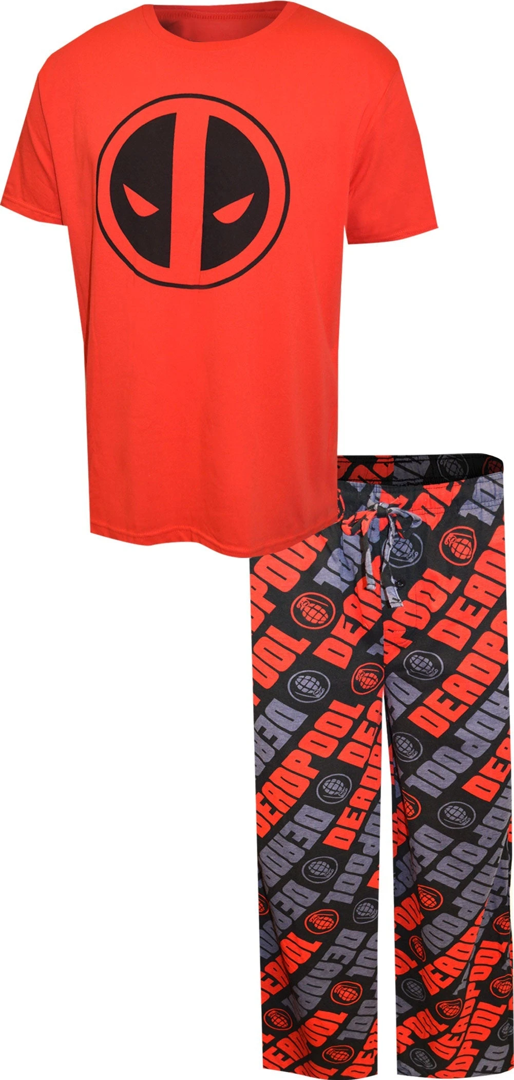 Marvel Comics Deadpool Guys Pajama Set(Marvel Comics Deadpool Logo Pajamas) 4 Marvel Comics Deadpool Guys Pajama Set(Marvel Comics Deadpool Logo Pajamas) - Image 2