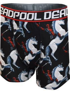 Marvel Comics Deadpool On A Unicorn Boxer Briefs(Marvel Comics Deadpool On A Unicorn Boxer Briefs) -Cozy Vibes Store mvdp09gmn 1 b0d5d213 e377 449f bed0 4e63c2826e1c
