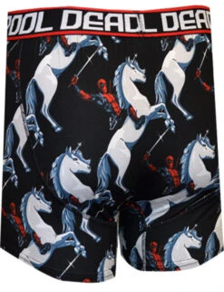 Marvel Comics Deadpool On A Unicorn Boxer Briefs(Marvel Comics Deadpool On A Unicorn Boxer Briefs) -Cozy Vibes Store mvdp09gmn 2 cb17be6d d41b 4835 a258 6317f1197d04
