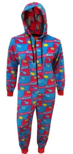 Sweetarts Candy Plush One Piece Pajamas(Sweetarts Candy Plush One Piece Pajamas)