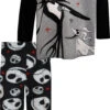 Nightmare Before Christmas Jack And Zero Kids Fleece Pajama(Nightmare Before Christmas Jack And Zero Kids Fleece Pajama) -Cozy Vibes Store nb024bll 1