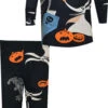 Disney Nightmare Before Christmas Jack Skellington Graveyard Pajama(Nightmare Before Christmas Jack Skellington Graveyard Pajama) -Cozy Vibes Store nb063bll 1