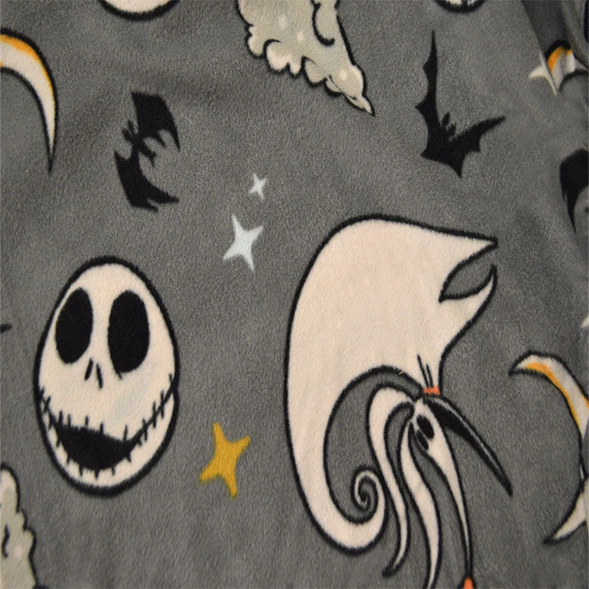 Nightmare Before Christmas Jack Skellington Mens Fleece Pajama(Nightmare Before Christmas Jack Skellington Mens Fleece Pajama) 4 Nightmare Before Christmas Jack Skellington Mens Fleece Pajama(Nightmare Before Christmas Jack Skellington Mens Fleece Pajama) - Image 3