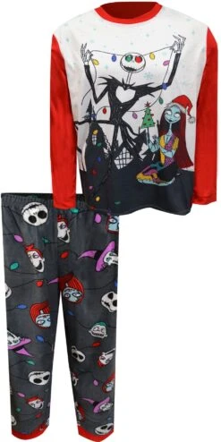 Nightmare Before Christmas Jack And Sally Tall Guys Pajama(Nightmare Before Christmas Jack And Sally Tall Guys Pajama)