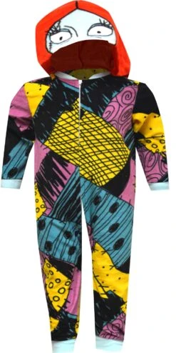 Nightmare Before Christmas Sally Costume Ladies Onesie Pajama(Nightmare Before Christmas Sally Costume Ladies Onesie Pajama)
