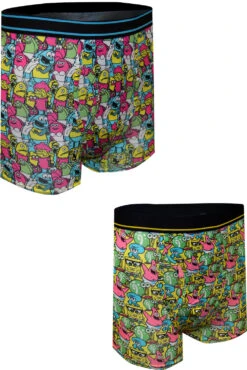 SpongeBob Squarepants Cast Of Characters Boxer Briefs 2 Pack(Spongebob Squarepants Cast Of Characters Boxer Briefs 2 Pack)