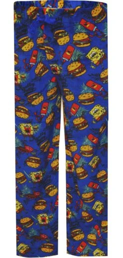 SpongeBob And The Krabby Patties Plush Lounge Pants(Spongebob And The Krabby Patties Plush Lounge Pants)
