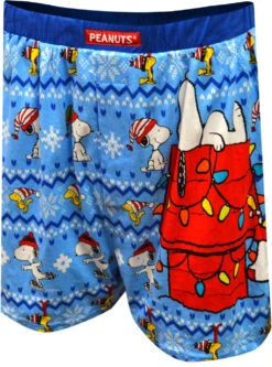 Peanuts Snoopy And Woodstock Christmas Boxers(Peanuts Snoopy And Woodstock Christmas Boxers) -Cozy Vibes Store pn304mbx 1 4efdfda3 167b 4e10 85f3 e318683af3fd