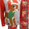 Rudolph The Red-Nosed Reindeer Plus Size Christmas Pajama(Rudolph The Red Nosed Reindeer Plus Size Christmas Pajama)