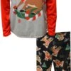 Rudolph The Red-Nosed Reindeer Ladies Christmas Pajama(Rudolph The Red Nosed Reindeer Ladies Christmas Pajama) -Cozy Vibes Store rd099xll 1