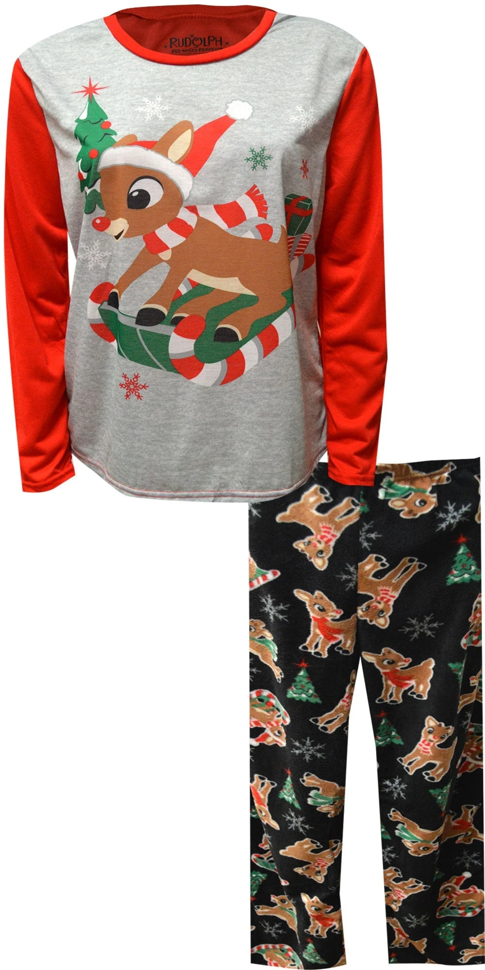 Rudolph The Red-Nosed Reindeer Ladies Christmas Pajama(Rudolph The Red Nosed Reindeer Ladies Christmas Pajama) 9 Rudolph The Red-Nosed Reindeer Ladies Christmas Pajama(Rudolph The Red Nosed Reindeer Ladies Christmas Pajama) - Image 7