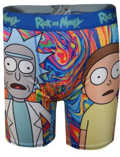 Rick And Morty Psychadelic Swirl Performance Boxer Briefs(Rick And Morty Psychadelic Swirl Performance Boxer Briefs) -Cozy Vibes Store rm011294 2