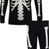 Skeleton Glow In The Dark Toddler Pajama(Skeleton Glow In The Dark Toddler Pajama) -Cozy Vibes Store tf21147ss 1