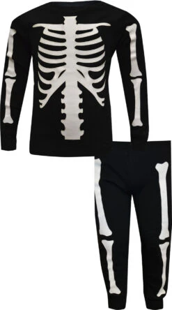 Skeleton Glow In The Dark Toddler Pajama(Skeleton Glow In The Dark Toddler Pajama)