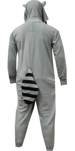 Masked Racoon One Piece Hooded Footie Pajama(Masked Racoon One Piece Hooded Footie Pajama) -Cozy Vibes Store ub004559 2 c2149dd6 7e93 4421 b149 a442ac7f9c91