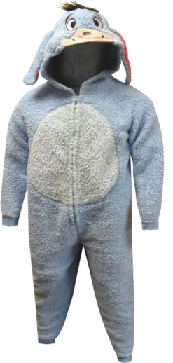 Disney's Eeyore One Piece Plush Union Suit Pajama(Disneys Eeyore One Piece Plush Union Suit Pajama)