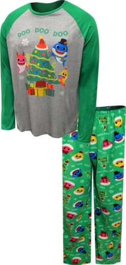 Baby Shark Daddy Shark Christmas Mens Pajama(Baby Shark Daddy Shark Christmas Mens Pajama) -Cozy Vibes Store ui007mll 1 c004ec7c f168 4587 bc0f 44a388171c8c