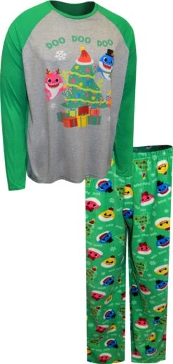 Baby Shark Daddy Shark Christmas Mens Pajama(Baby Shark Daddy Shark Christmas Mens Pajama) -Cozy Vibes Store ui007mll 2 7ce6f01f ddc9 4e13 86b3 08b8e87e34f1