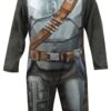 Star Wars Mandalorian Uniform Hooded Onesie Pajama(Star Wars Manadalorian Uniform Hooded Onesie Pajama) -Cozy Vibes Store ut043mbs 1