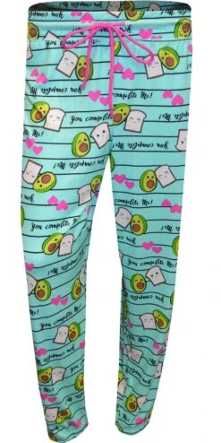 Avocado Toast You Complete Me Easy Comfort Ladies Sleep Jogger(Avocado Toast You Complete Me Easy Comfort Ladies Sleep Jogger)