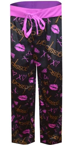 Gossip Girl Silky Fleece Ladies Loungepant(Gossip Girl Silky Fleece Ladies Loungepant)