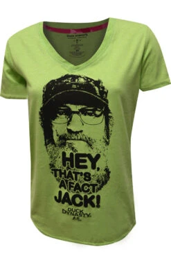 Duck Dynasty Hey, That's A Fact Jack Bright Green Tee Shirt(Duck Dynasty Hey Thats A Fact Jack Bright Green Tee Shirt) -Cozy Vibes Store w146zzg 1 c447aadd 8d11 46f4 bfc3 6203a02269e4