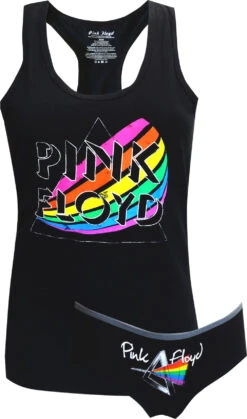 Pink Floyd Dark Side Of The Moon Tank Top And Panty Set(Pink Floyd Dark Side Of The Moon Tank Top And Panty Set)