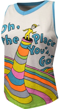 Dr. Seuss Oh The Places You'll Go Tank Top(Dr Seuss Oh The Places Youll Go Tank Top) -Cozy Vibes Store w533me183 2 edf2f3fc da8f 40fe bfcd 20013acbcd50