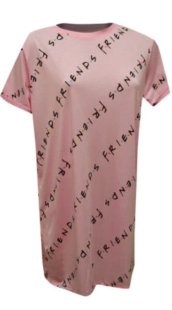 Friends The TV Series Super Soft Pink Nightshirt(Friends The Tv Series Super Soft Pink Nightshirt)