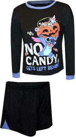 Disney Lilo And Stitch Halloween Shortie Pajama Set(Disney Lilo And Stitch Halloween Shortie Pajama Set)