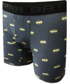 DC Comics Batman Tiny Logos Gray Boxer Brief(Dc Comics Batman Tiny Logos Gray Boxer Brief)