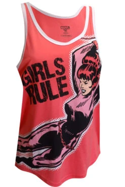 Marvel Comics Girls Rule Black Widow Tank Top(Marvel Comics Girls Rule Black Widow Tank Top) -Cozy Vibes Store wf15103tk 1 6687d9a4 bb2b 4316 aced 0ae4c4ce0097
