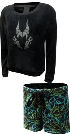 Disney Sleeping Beauty Maleficent Plush Shortie Pajama Set(Disney Villains Maleficent Plush Shortie Pajama Set) 8 Disney Sleeping Beauty Maleficent Plush Shortie Pajama Set(Disney Villains Maleficent Plush Shortie Pajama Set) -Cozy Vibes Store wf19505ss 1 a4e80941 043e 4e57 8d27 3ff2747d0a3b