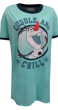 Disney's Frozen II Olaf Cuddle And Chill Night Shirt(Disneys Frozen Ii Olaf Cuddle And Chill Night Shirt) -Cozy Vibes Store wf19544dm 1 6135be50 f6de 42b3 9c07 4595281d276c