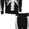 Skeleton Glow In The Dark Ladies Pajama(Skeleton Glow In The Dark Ladies Pajama) 1 Skeleton Glow In The Dark Ladies Pajama(Skeleton Glow In The Dark Ladies Pajama) -Cozy Vibes Store wf21145ss 1