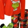Dr. Seuss 99% Grinch Ladies Plus Size Pajama With Socks(Dr Seuss 99 Grinch Ladies Plus Size Pajama With Socks) 1 Dr. Seuss 99% Grinch Ladies Plus Size Pajama With Socks(Dr Seuss 99 Grinch Ladies Plus Size Pajama With Socks) -Cozy Vibes Store wf21350sspl 1