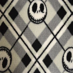 Nightmare Before Christmas Jack Skellington Plaid Plush Lounge Pant(Nightmare Before Christmas Jack Skellington Plaid Plush Lounge Pant 1) -Cozy Vibes Store wf23pt53 3