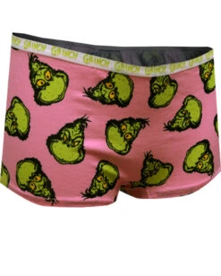 Dr. Seuss Grinning Grinch Pink Boyshort Panty(Dr Seuss Grinning Grinch Pink Boyshort Panty) 16 Dr. Seuss Grinning Grinch Pink Boyshort Panty(Dr Seuss Grinning Grinch Pink Boyshort Panty) -Cozy Vibes Store wf24bs402 1 195ab287 8eb8 4eb9 82e8 a2629cecb4fe