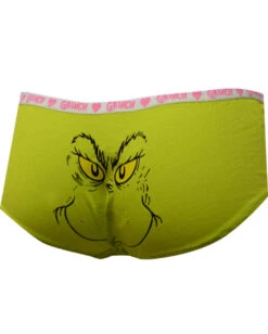 Dr. Seuss Grinning Grinch Green Hipster Panty(Dr Seuss Grinning Grinch Green Hipster Panty) -Cozy Vibes Store wf24hi407 1 b2ea09d3 5b5c 4cbf 9cde 488d1768d7fb