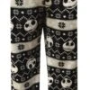 Nightmare Before Christmas Jack Skellington Fair Isle Plush Lounge Pant(Nightmare Before Christmas Jack Skellington Fair Isle Plush Lounge Pant)