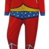 Wonder Woman Fleece Junior Cut One Piece Footie Pajama(Wonder Woman Fleece Junior Cut One Piece Footie Pajama) -Cozy Vibes Store wo096us 1