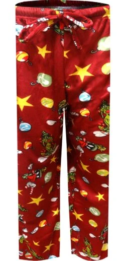 Looney Tunes Space Jam Marvin The Martian Christmas Lounge Pants(Looney Tunes Marvin The Martian Christmas Minky Lounge Pants)