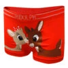 Rudolph The Red-Nosed Reindeer Loves Clarice Boyshort Panty(Rudolph The Red Nosed Reindeer Loves Clarice Boyshort Panty) -Cozy Vibes Store ws01me610 1