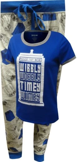 BBC Doctor Who Wibbly Wobbly Jogger Pajama(Bbc Doctor Who Wibbly Wobbly Jogger Pajama)