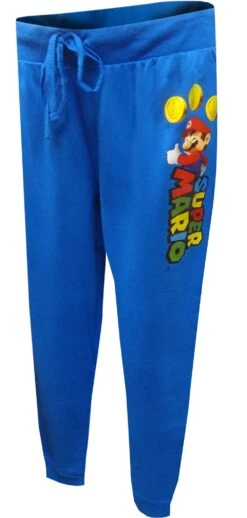 Nintendo Super Mario Royal Blue Jogger Lounge Pants(Nintendo Super Mario Royal Blue Jogger Lounge Pants) -Cozy Vibes Store ws17023pt 1 88d020a6 3685 4dc8 8b28 eb15037c85ae
