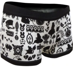 Alice In Wonderland Seamless Boyshort Panty(Alice In Wonderland Seamless Boyshort Panty)