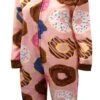 Go Nuts For Donuts Junior Cut Onesie Pajama(Go Nuts For Donuts Junior Cut Onesie Pajama)