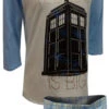 BBC Doctor Who Blue Shortie Pajama(Bbc Doctor Who Blue Shortie Pajama) -Cozy Vibes Store ws17113ss 1