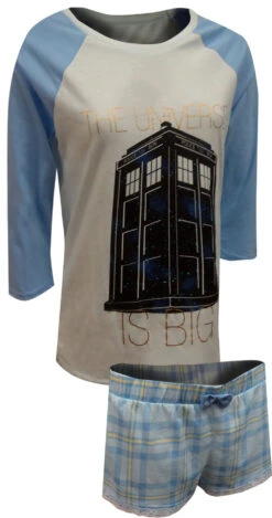 BBC Doctor Who Blue Shortie Pajama(Bbc Doctor Who Blue Shortie Pajama)